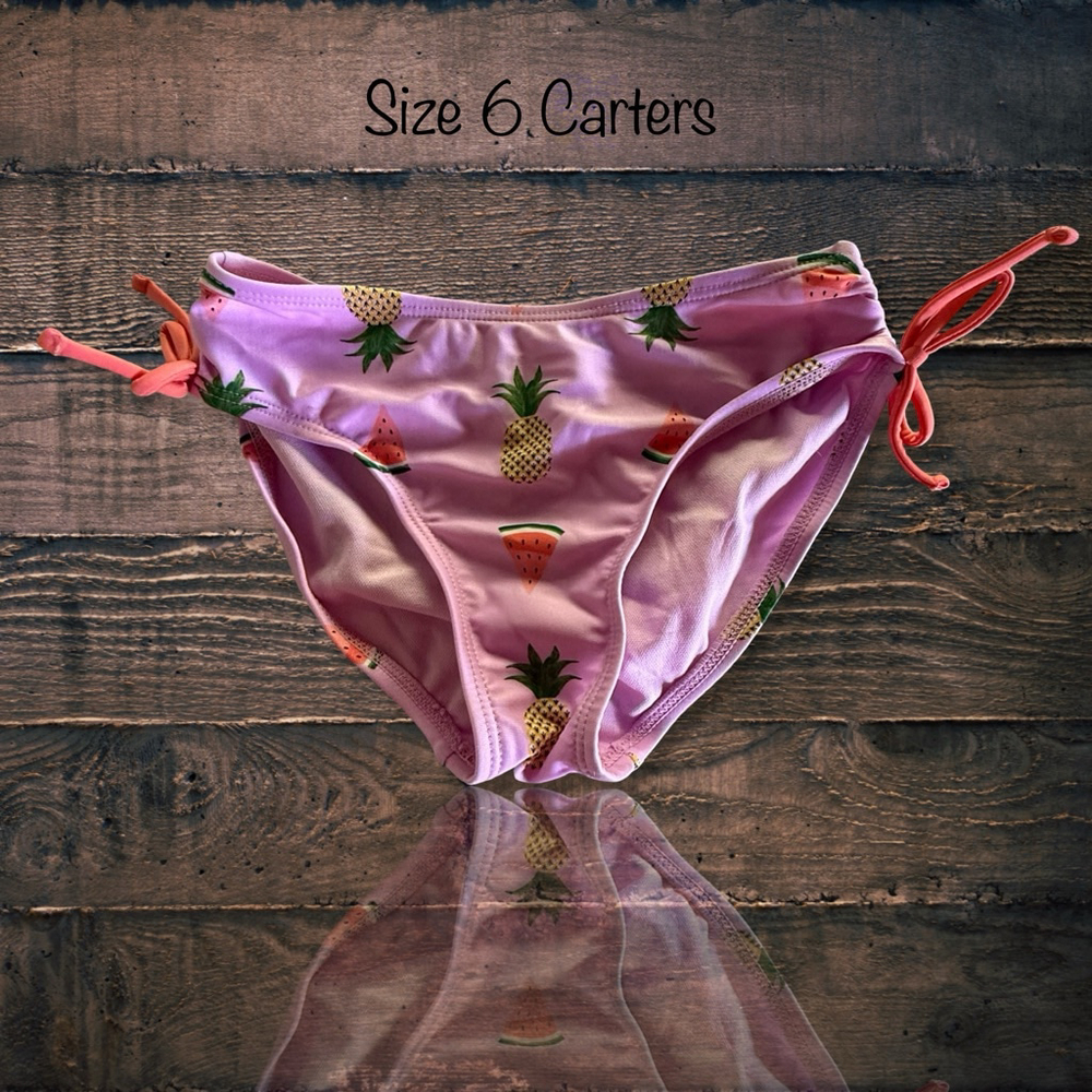 Size 6 Carters Pineapple Swim Bottoms